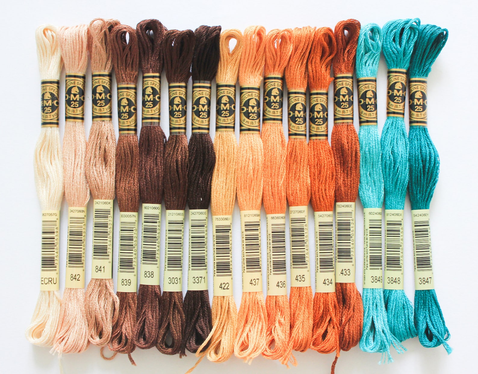 20x DMC Flosses Dmc Threads DMC Kit Dmc Set of Colors Dmc Etsy Canada