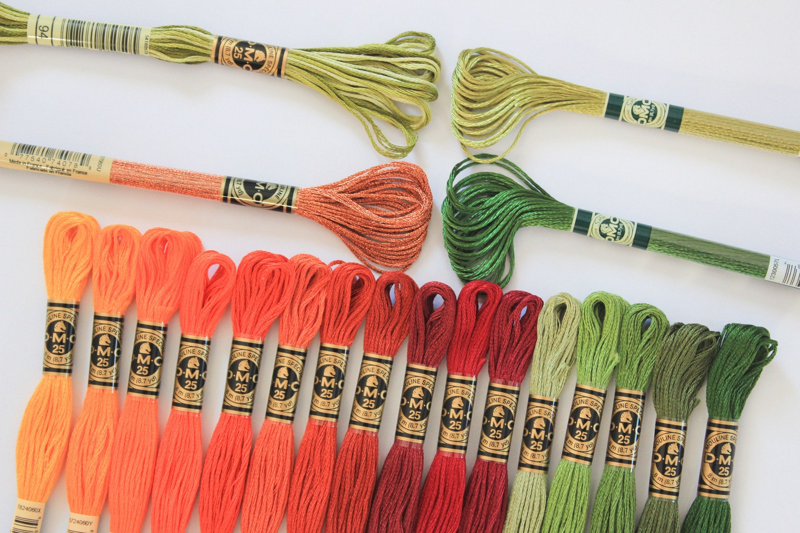 20x DMC FALL Colors Dmc Floss DMC Kit Dmc Threads Dmc Etsy