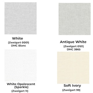 32ct ZWEIGART Lugana (Murano)/ Evenweave Fabric/ Fabric to Cross Stitch - Available in 18" x 13", 18" x 27" and by the Yard image 3