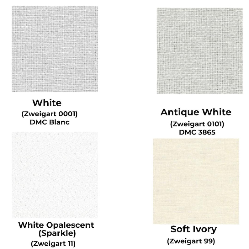 32ct ZWEIGART Lugana (Murano)/ Evenweave Fabric/ Fabric to Cross Stitch - Available in 18" x 13", 18" x 27" and by the Yard image 3