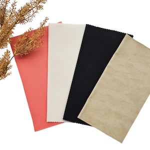 Set 4x AIDA 14ct, 16ct, 18ct and 20ct by Zweigart - Each Cut 10&quot;x10&quot; (Colors: 14ct Coral, 16ct Ivory, 18ct Black, 20ct Vint. Country Mocha)
