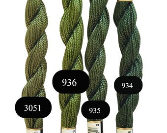 DMC Pearl Cotton 8 - 3345-Hunter Green Dark, DMC83345 - Handy Hands