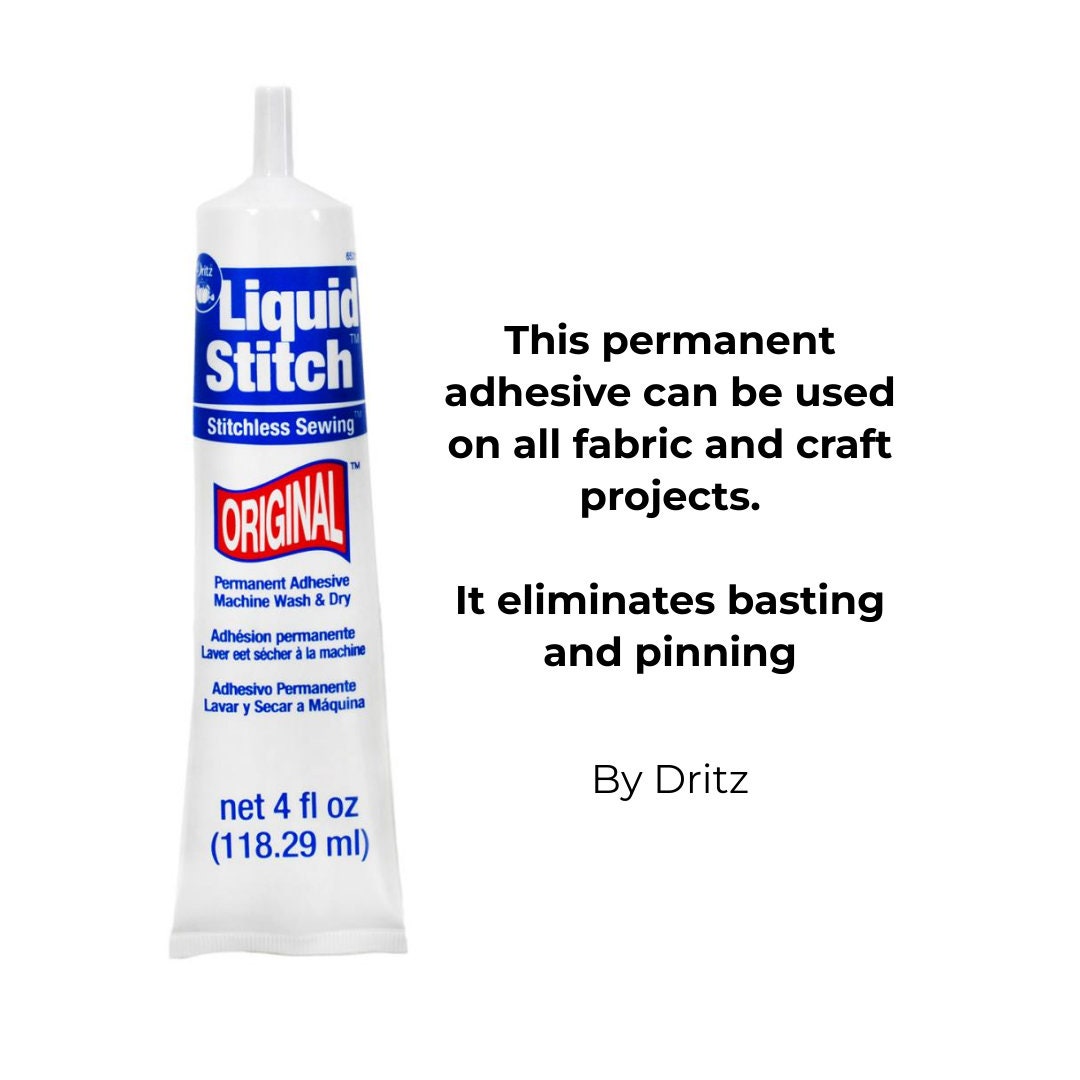 Dritz Liquid Stitch Permanent Fabric Adhesive - 4 Oz