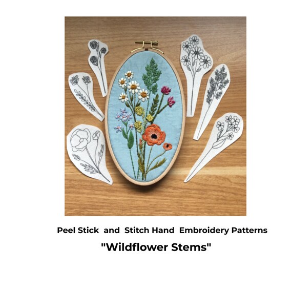 Wildflower Designs Peel, Stick, & Stitch - MCreativeJ - Embroidery Pat