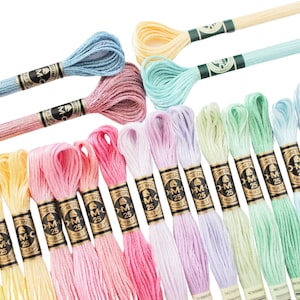 20x DMC EASTER Colors, Dmc Floss, DMC Kit, Dmc Threads, Dmc Cotton Floss, Dmc Embroidery Floss, Dmc Satin Floss, Cross Stitch Floss
