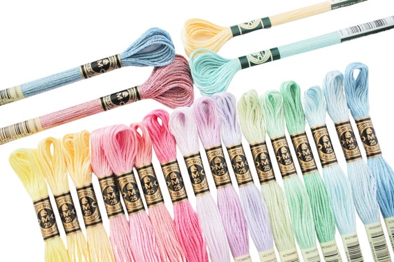 20x DMC EASTER Colors, Dmc Floss, DMC Kit, Dmc Threads, Dmc Cotton Floss, Dmc Embroidery Floss, Dmc Satin Floss, Cross Stitch Floss