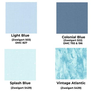 32ct ZWEIGART Lugana (Murano)/ Evenweave Fabric/ Fabric to Cross Stitch - Available in 18" x 13", 18" x 27" and by the Yard image 10