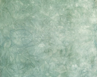 AIDA 14ct/ 16ct/ 18ct AIDA Dark Green Hand-Dyed Fabric 18" x 18"/ Green Aida Cloth/ Cross Stitch Fabric/ Green Needlepoint Fabric/