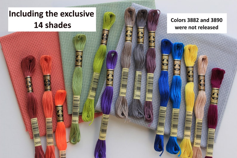 DMC Bundle 504 Colors Embroidery Floss Set DMC Thread Floss Etsy