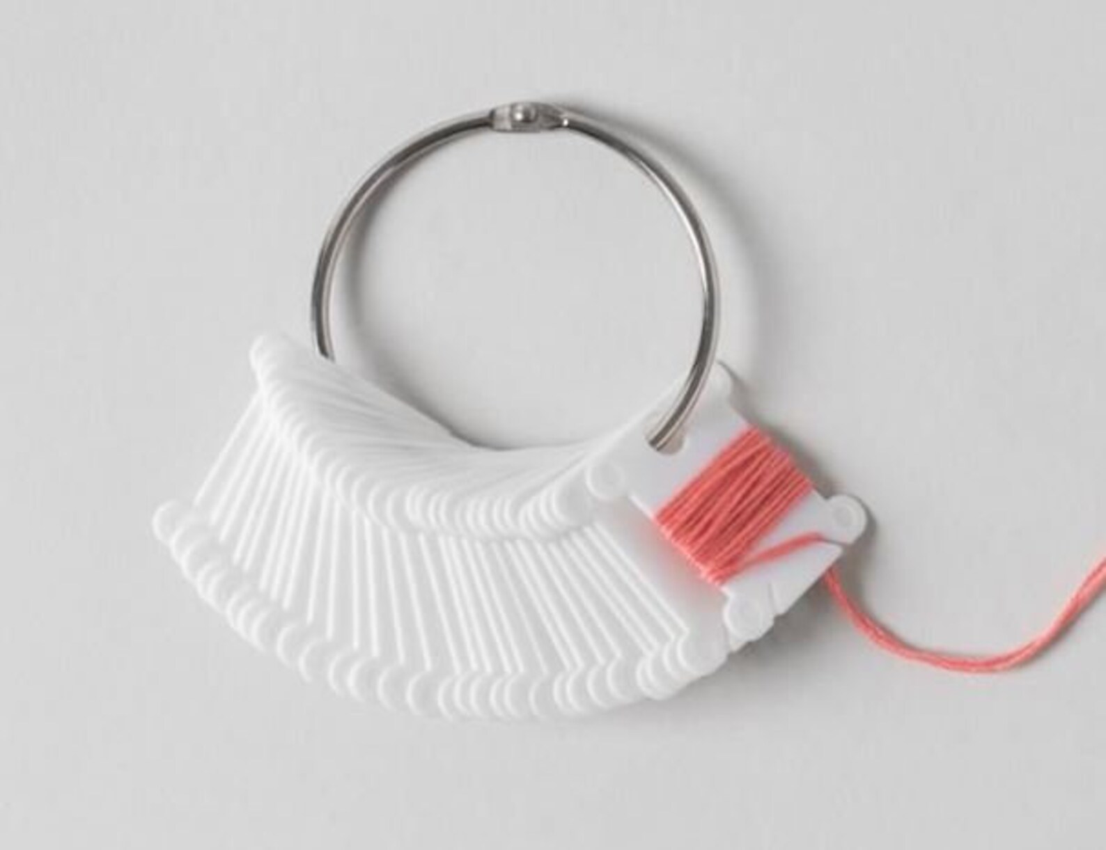 28 DMC Plastic Bobbins 2.5 Metal Ring Organizing Etsy