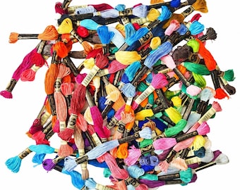 Bag 80  Embroidery 6-stranbd Threads - Label Royalbroider (not DMC) / Cross Stitch Cotton Thread/ Embroidery Thread/ Bracelet Thread