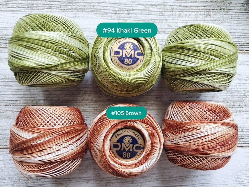 Dmc Thread 803 Size 80 DMC Brilliant Tatting Thread 100yds (art. 19), DMC Thread ...