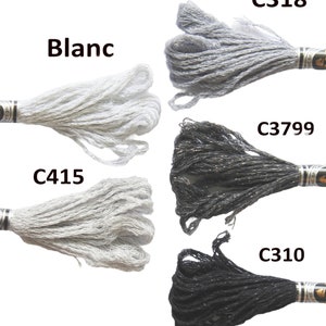 DMC Mouliné Étoile Shimmer Embroidery Floss, Shiny Cotton Thread (8.7 ...