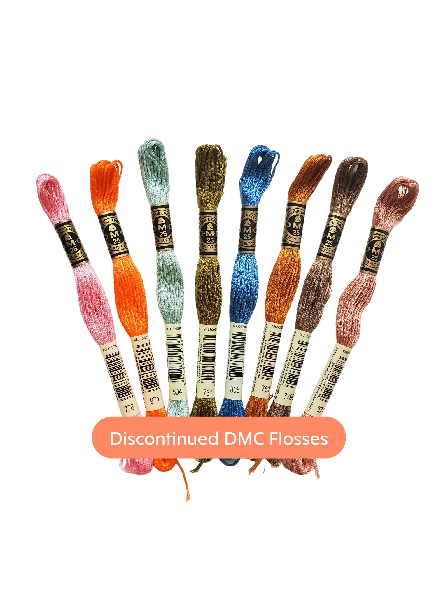 Discontinued DMC Flosses Art. 117 Dmc Threads Dmc Cotton Etsy