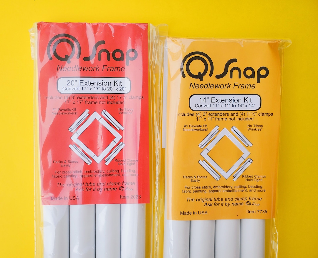 Qsnap Extension Kit, Q Snap Frame for Embroidery, Cross Stitch Snap