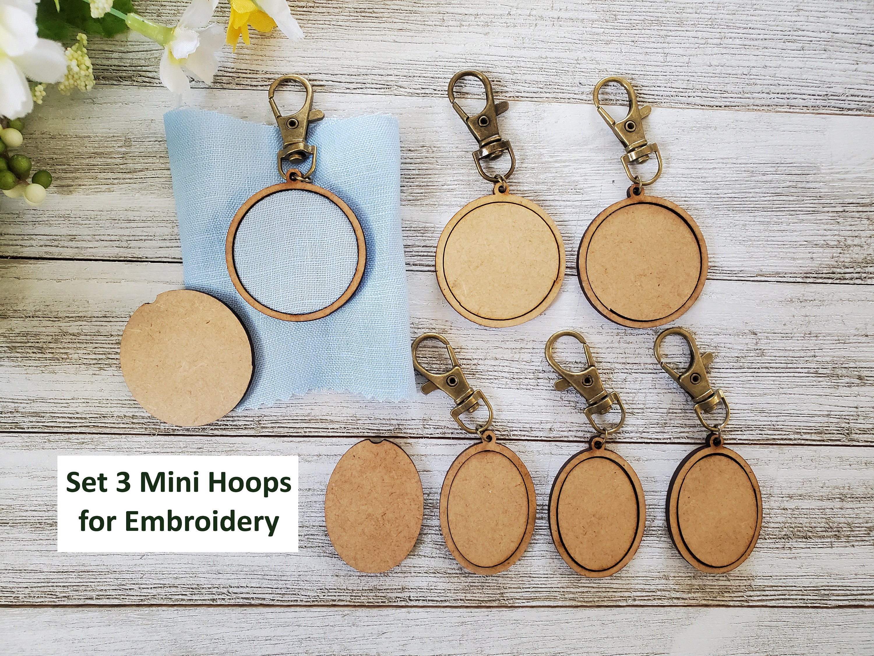 Mini Embroidery Hoops Project