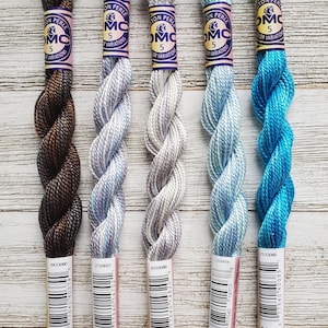DMC Pearl Cotton Size 5 – Variegated Embroidery Thread, 27 yds image 2