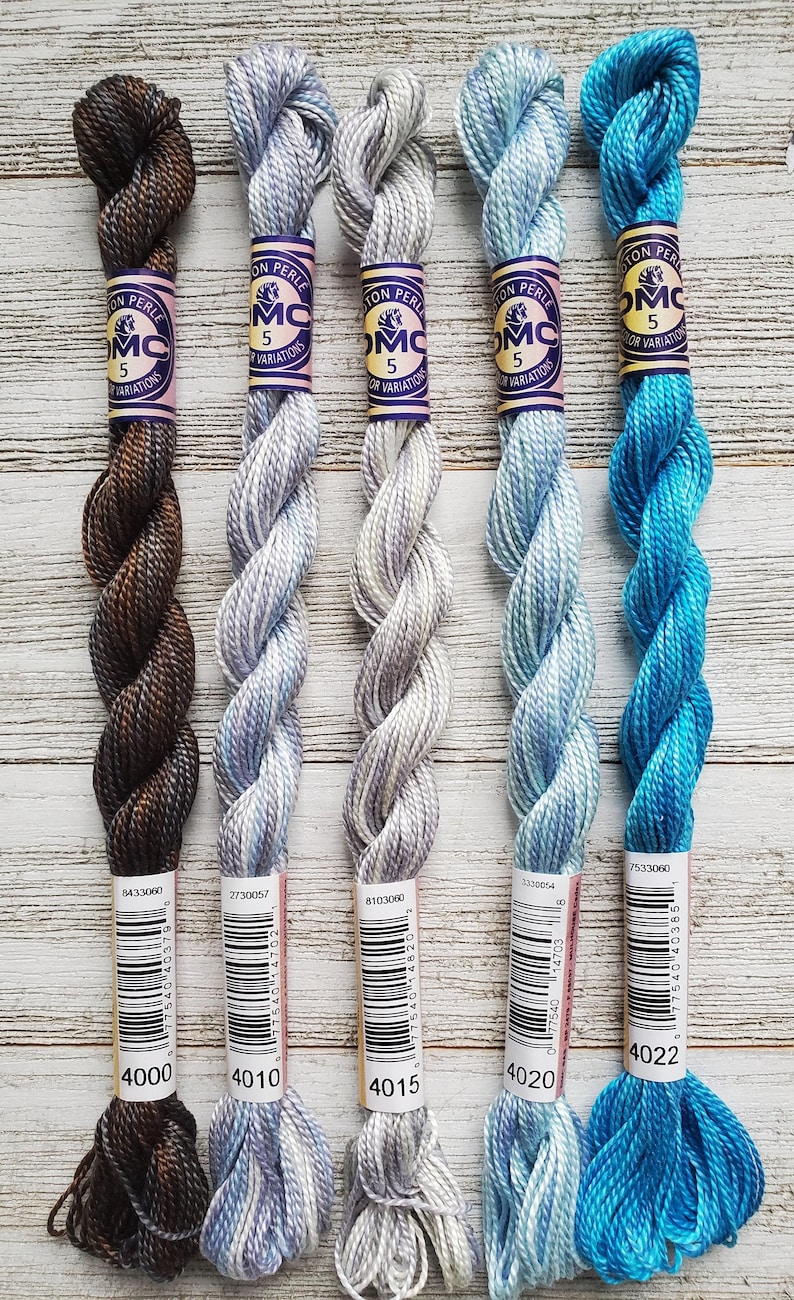 DMC Pearl Cotton Size 5 – Variegated Embroidery Thread, 27 yds image 2