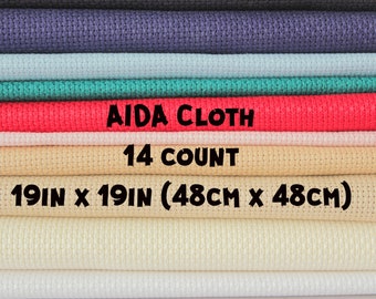 Zweigart 16 Count Aida Cloth ECRU, 110cm Wide, 3251.264