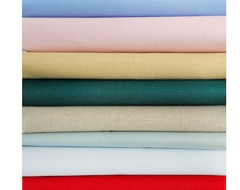 14ct AIDA Fabric 19in x 19in or 36&quot; x 59&quot;/ Fabric to Cross Stitch/ Cross Stitch Fabric, AIDA 14 count/ Color Aida/ Aida Cloth