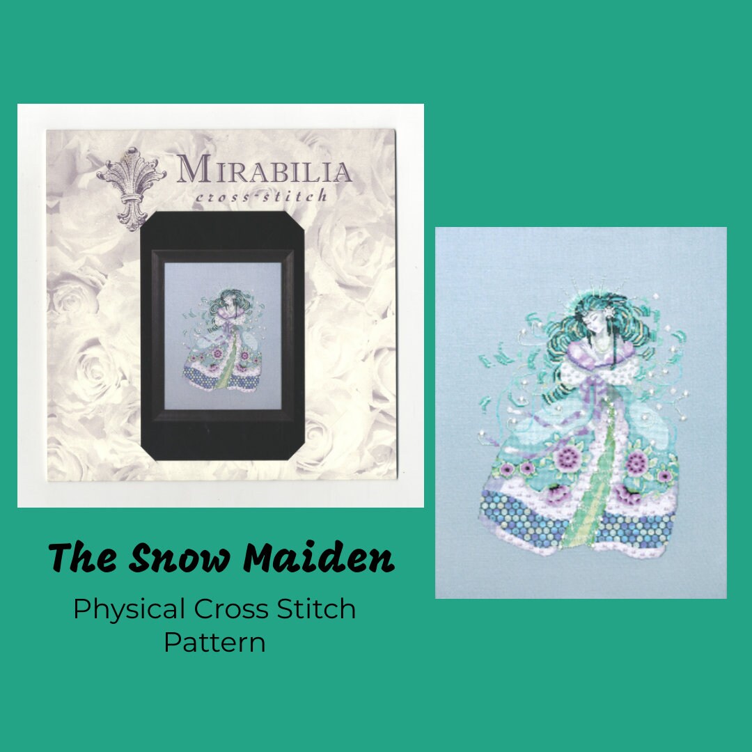 Cross Stitch Pattern the Snow Maiden by Mirabilia Etsy
