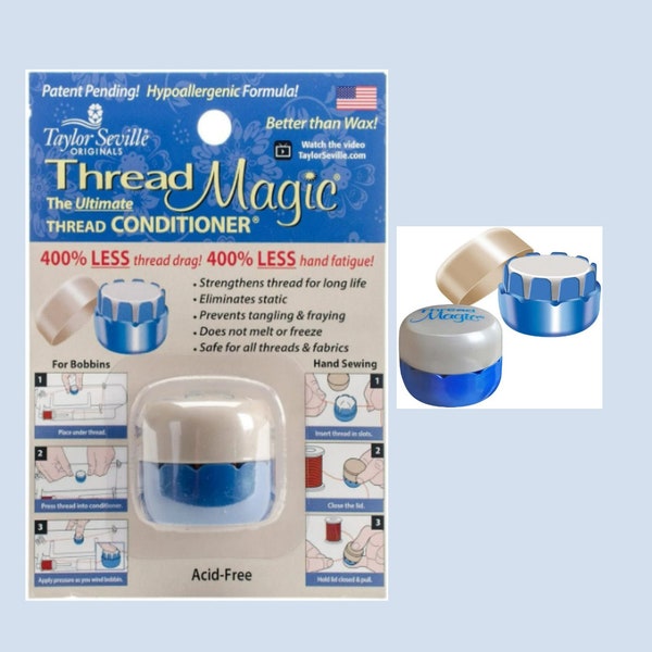 Thread Magic Round - Taylor Seville, Thread Conditioner, Thread Magic, Basic Sewing, English Paper Piecing Thread, Quilting Notion