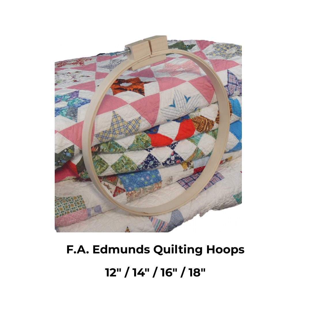 Round Wood Hoop for Quilting 12 14 16 -  Israel