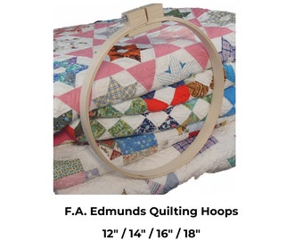 Frank A. Edmunds Beechwood Embroidery Hoop 12