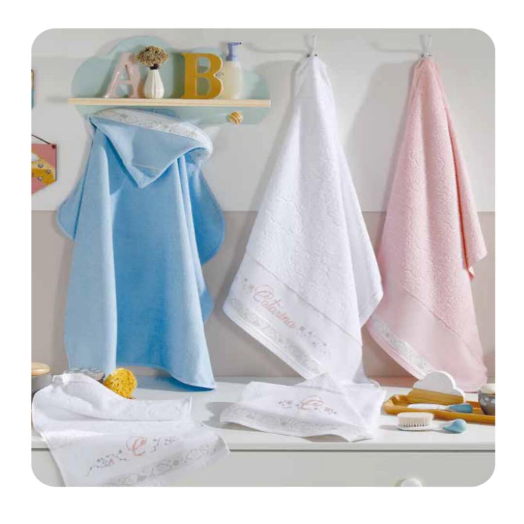 Cross Stitch Baby Towel, Hooded Bath Towel or Fingertip Towel to Cross