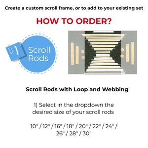 Create Your Own Scroll Rod Frame by Yarn Tree 10