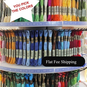 DMC Embroidery Floss (Art. 117) - Pick your Color and Quantity - Select the TOTAL number of skeins in the dropdown and Message me the colors