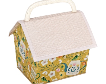 Sewing Box Bird House Hedgerow by Hobby Gift/ Sewing Organizer, Embroidery Organizer, Sewing Gift, Sewing Themed Gift