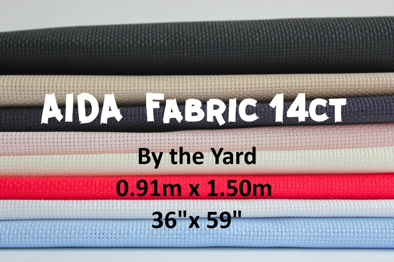 AIDA Fabric by Yard 36 x 59 Fabric to Stitch Etsy