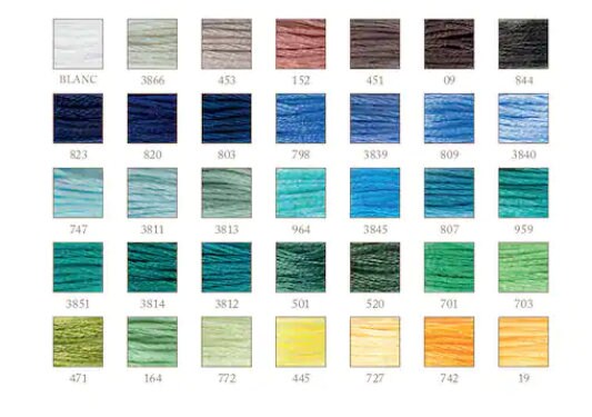 DMC Embroidery Floss Collector’s Tin – 35 Newest Colors (2016 Edition) For Cross-Stitch & Crafts
