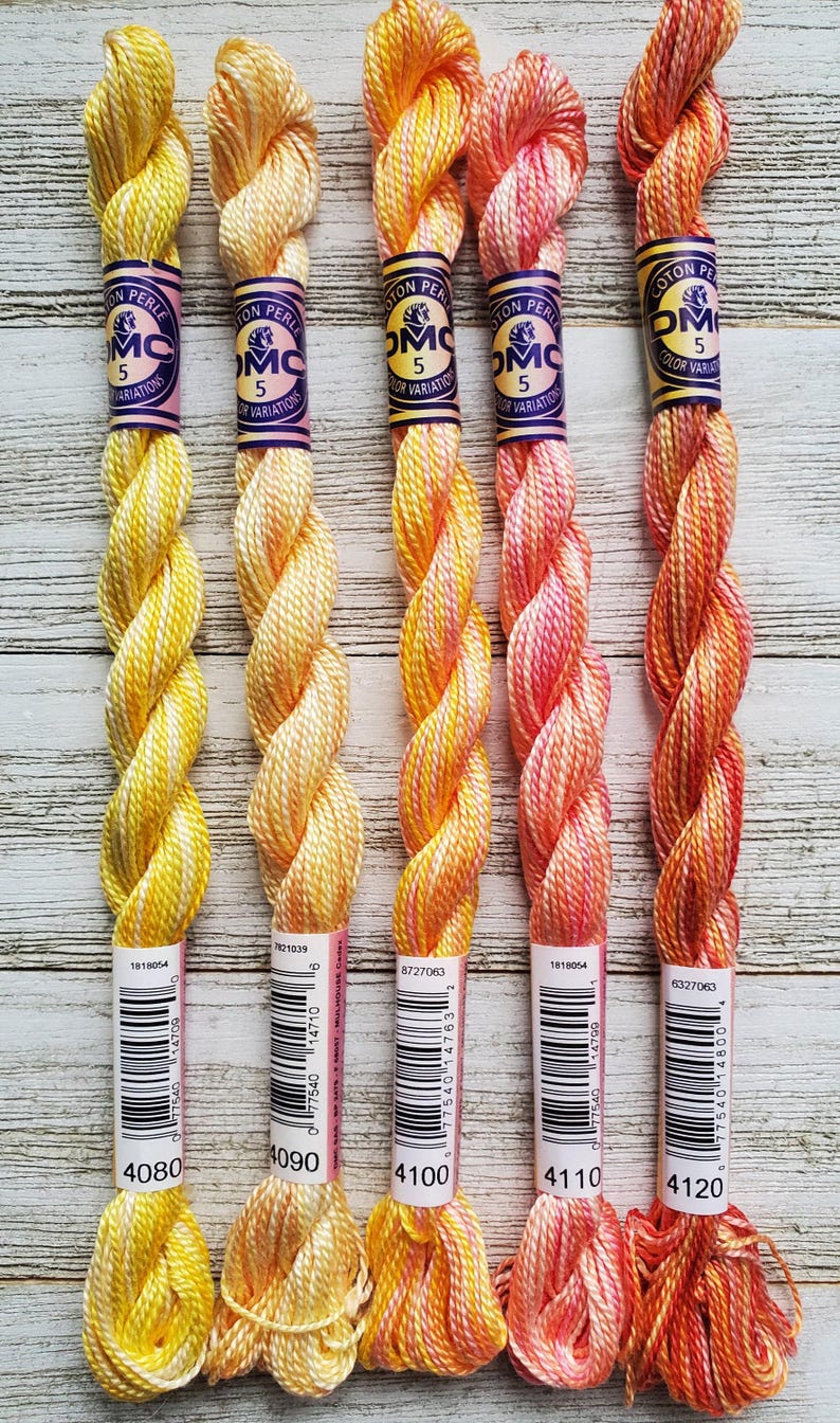 DMC Pearl Cotton Size 5 – Variegated Embroidery Thread, 27 yds image 5