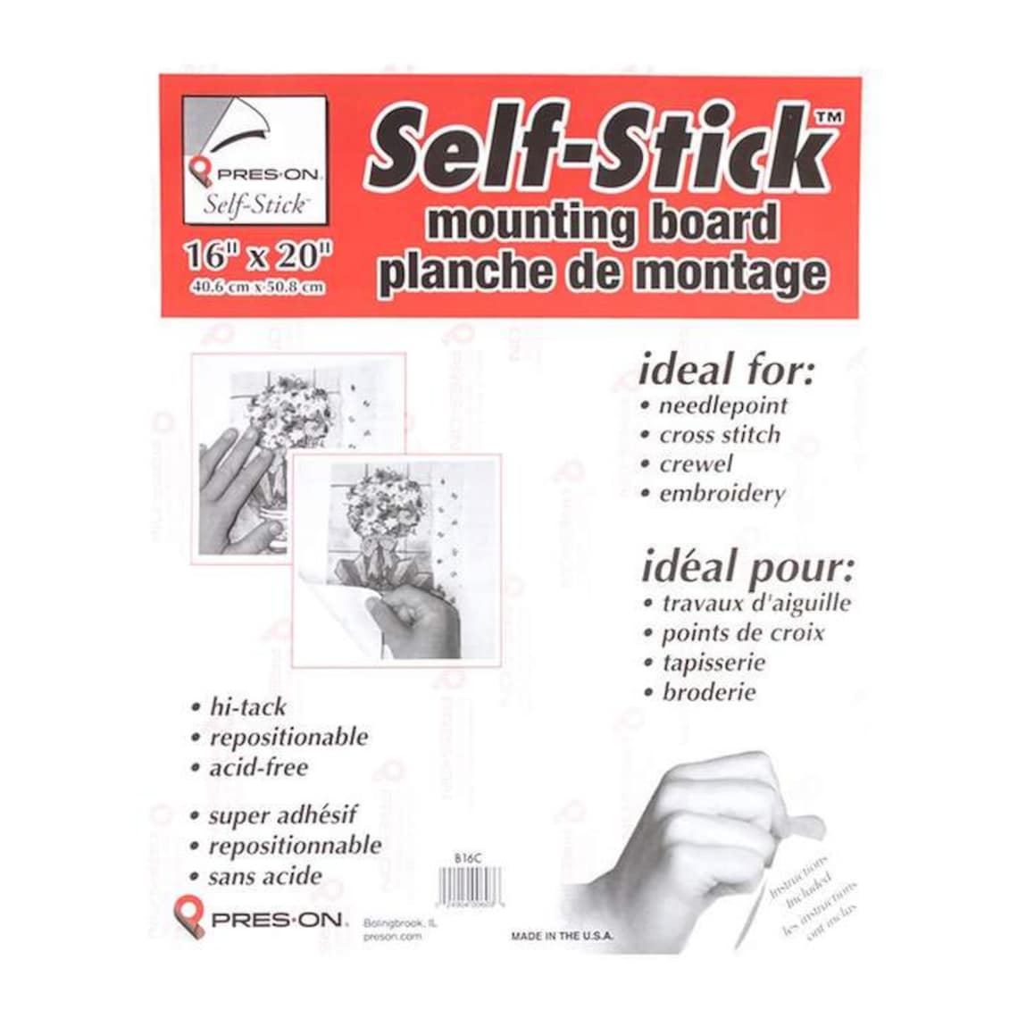 Selfstick Mounting Boards by Presson Various Sizes Cross Etsy