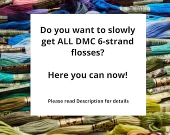 DMC 6-strengs kleuren - Bouw langzaam je collectie op - selecteer de bundel van je keuze