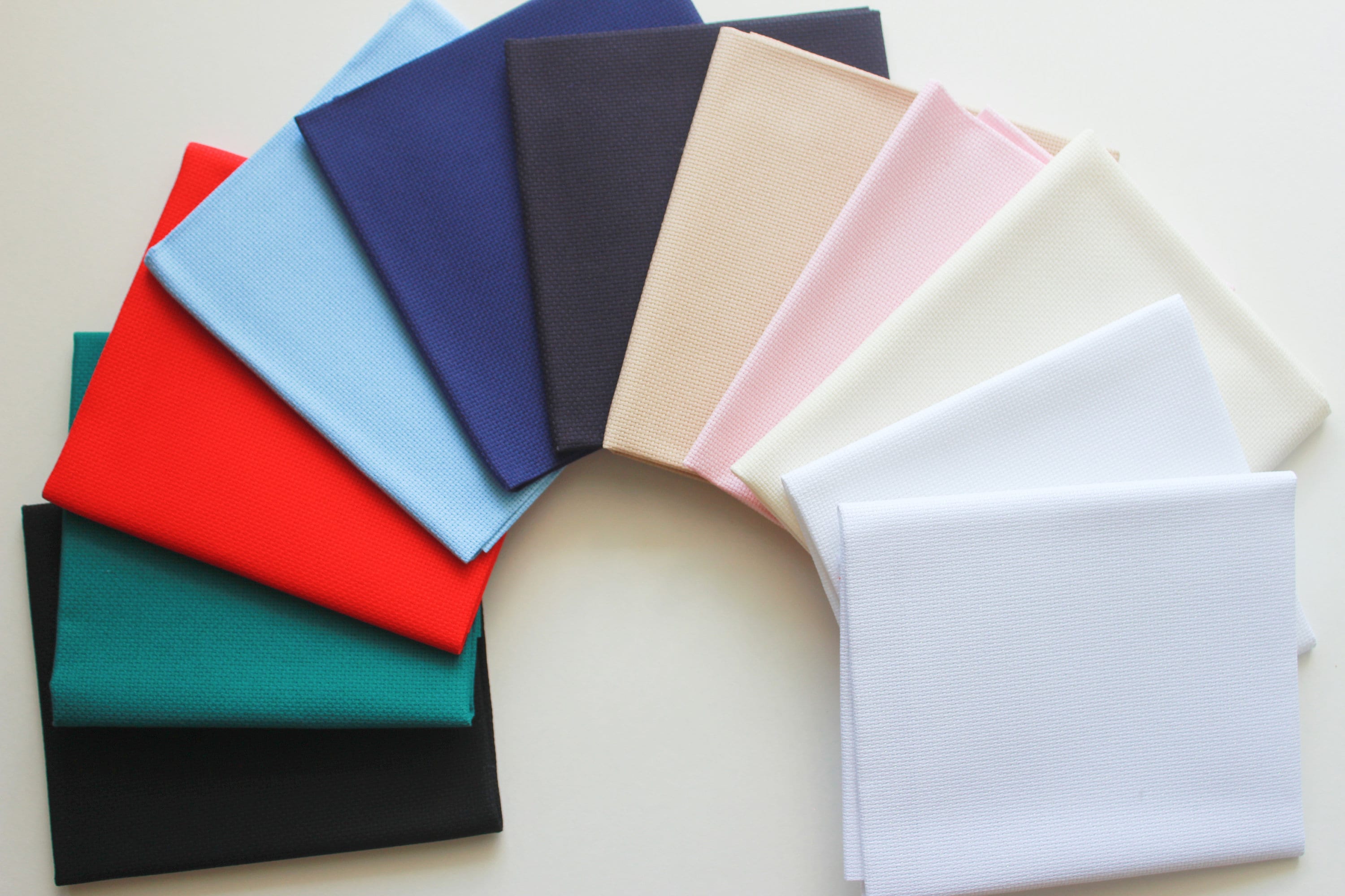 AIDA Fabric 14 ct 48cm x 48cm 19in x 19in Fabric to Etsy