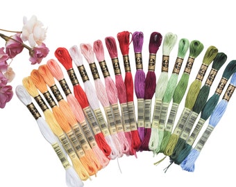 20 x nici DMC Botanicals, nici DMC, zestaw DMC, zestaw kolorów DMC, mulina bawełniana DMC, mulina do haftu DMC, mulina do haftu krzyżykowego, mulina kwiatowa