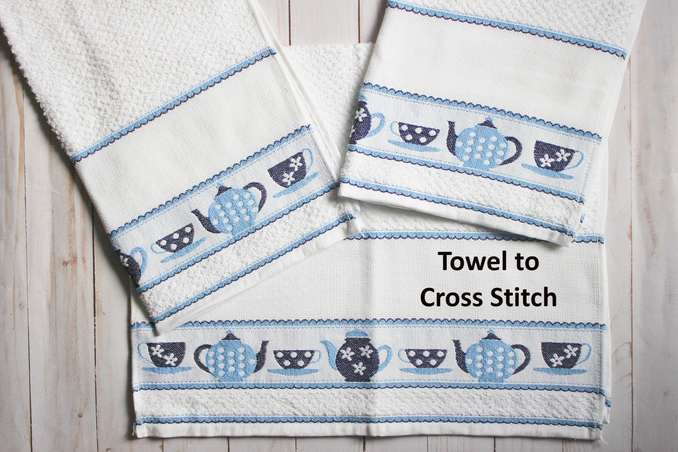 DIY Cross Stitch Towel 45cm x 70cm AIDA Towel Towel to Etsy