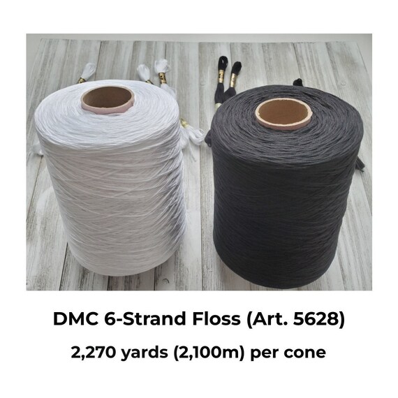 2279 Yards DMC 6strand Embroidery Floss DMC Flosses Cones Etsy