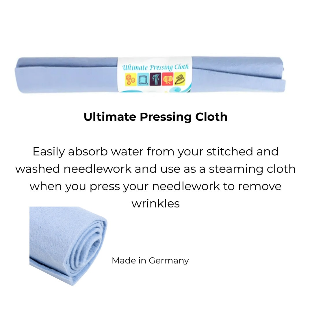 Ultimate Pressing Cloth 20 X 27 100% Rayon Made in Germany, Needleworking Pressing  Cloth, 