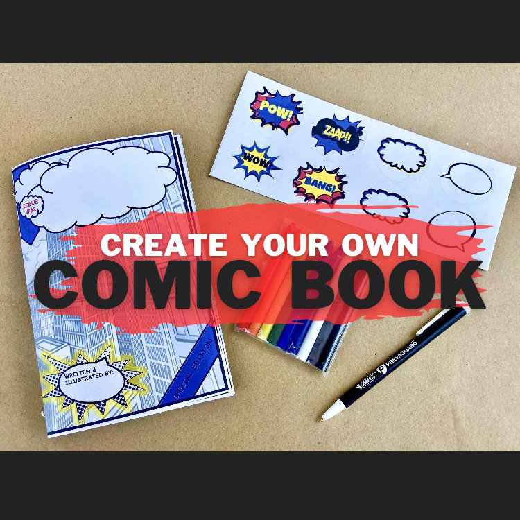 Make Your Own Comics Comic Book DIY Kit Elements Bubbles Everything You  Need. Fun Comic Book Designs Pngs With Transparent 