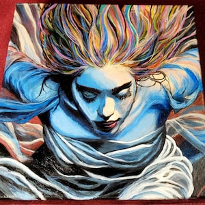 Original Painting of Billie Eilish &quot;Eilish Ascending&quot;