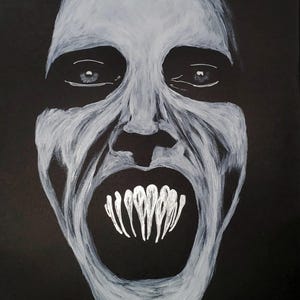 Original Painting of Marilyn Manson &quot;Devour&quot;