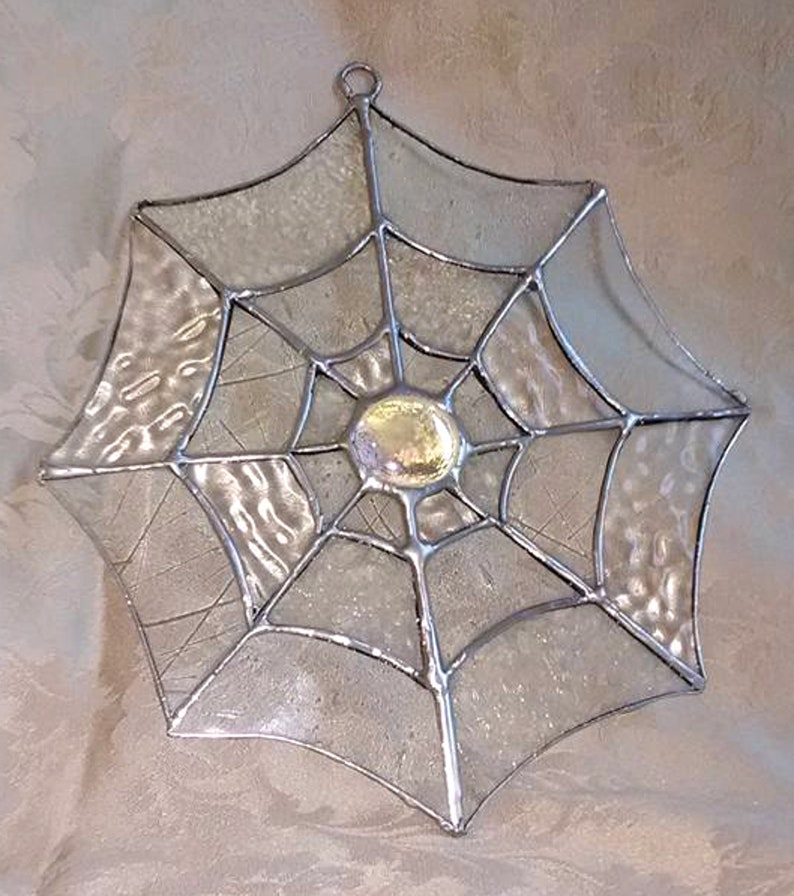 Stained Glass Spiderweb