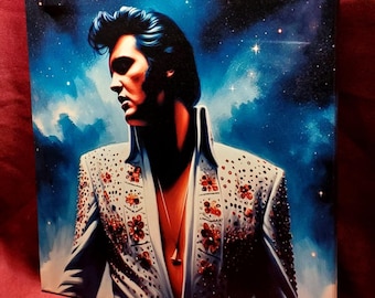 Elvis Presley Portrait - Comeback Special '68 - Etsy 日本