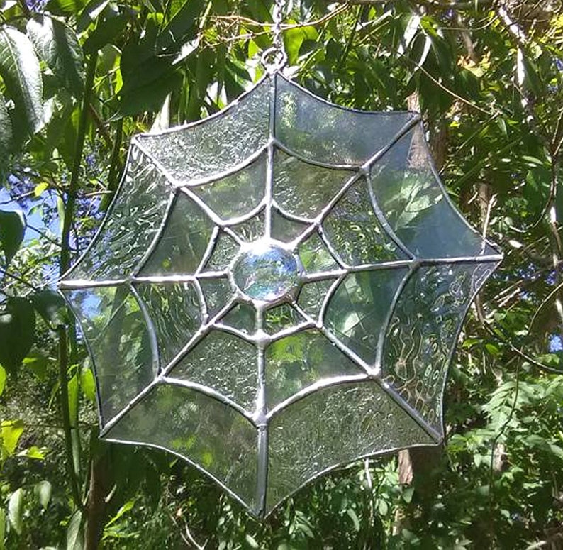 Stained Glass Spiderweb