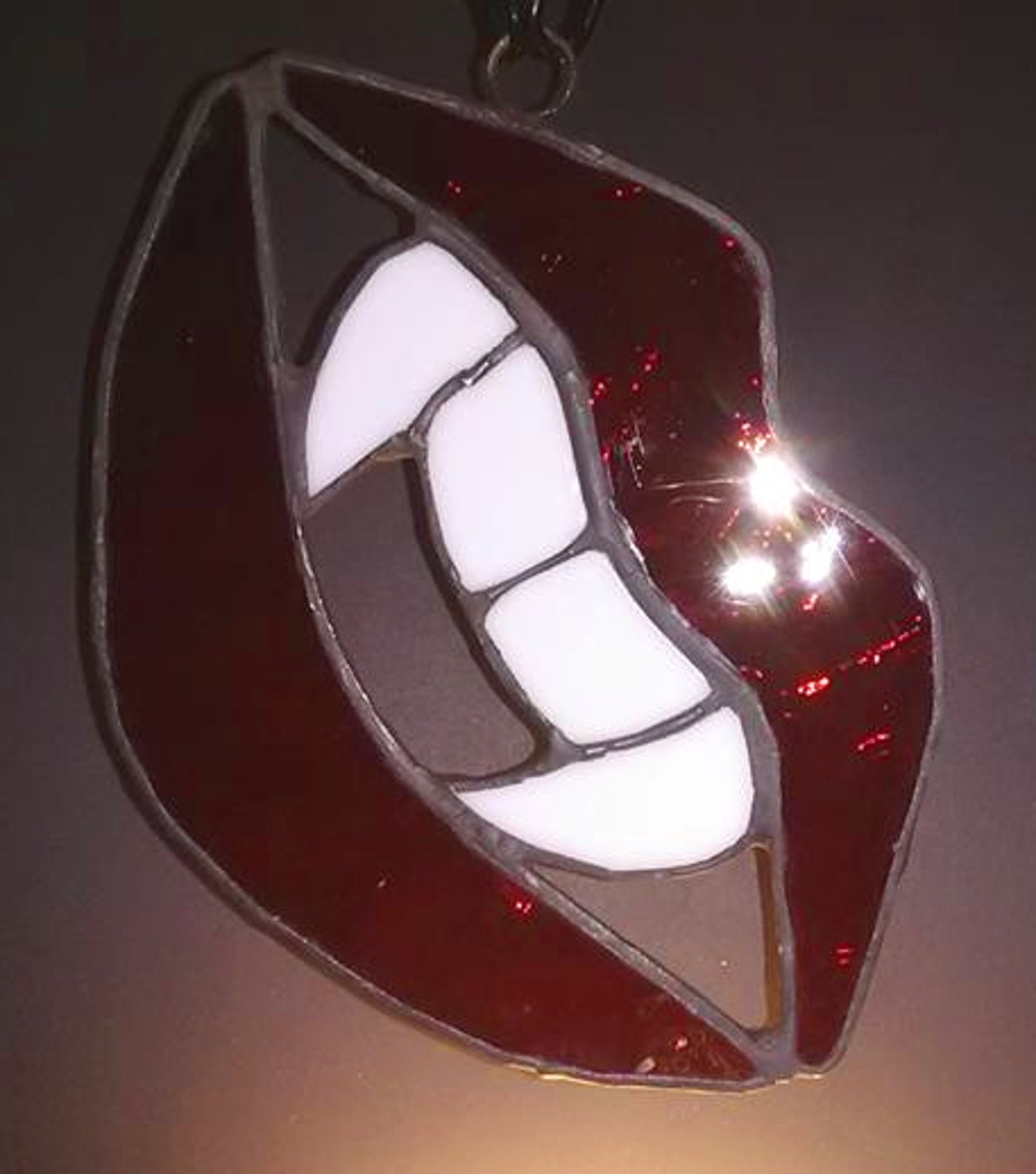 Vampire Fangs Stained Glass Suncatchers Vampire Fangs Stained Glass Suncatchers