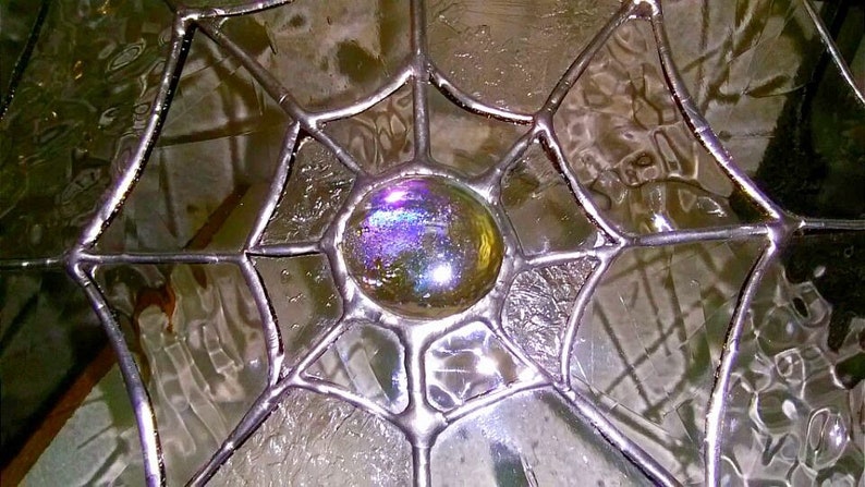 Stained Glass Spiderweb
